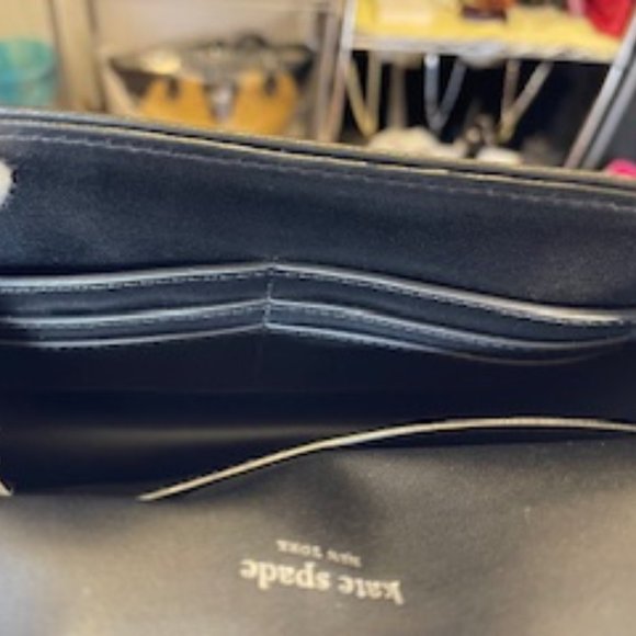 KATE SPADE NWOT BLACK SILVER HAND/SHOULDER/CROSSBODY BAG - Picture 13 of 13